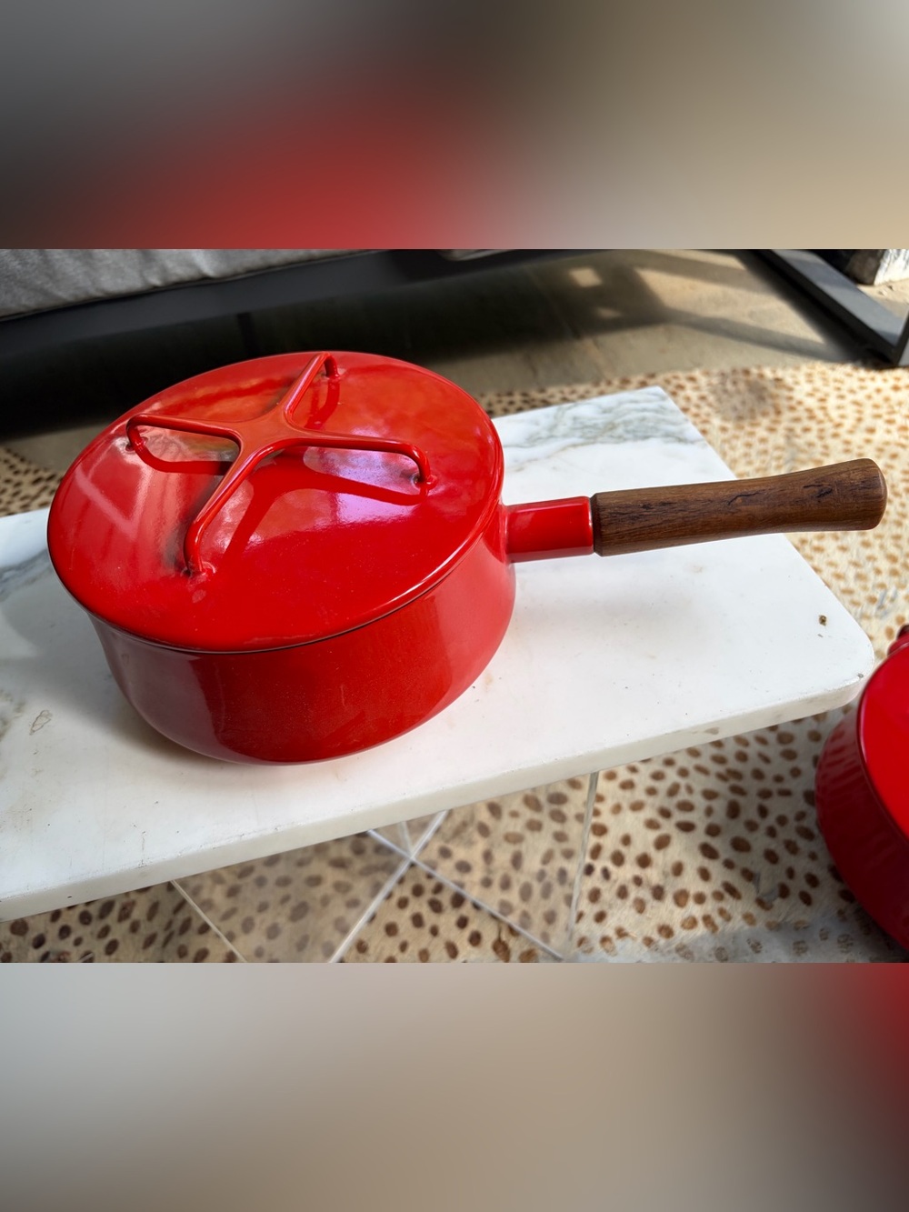 Dansk Kobenstyle 2 QT Saucepan – Chili Red mid century modern